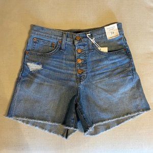 J. Crew High-Rise Jean Shorts